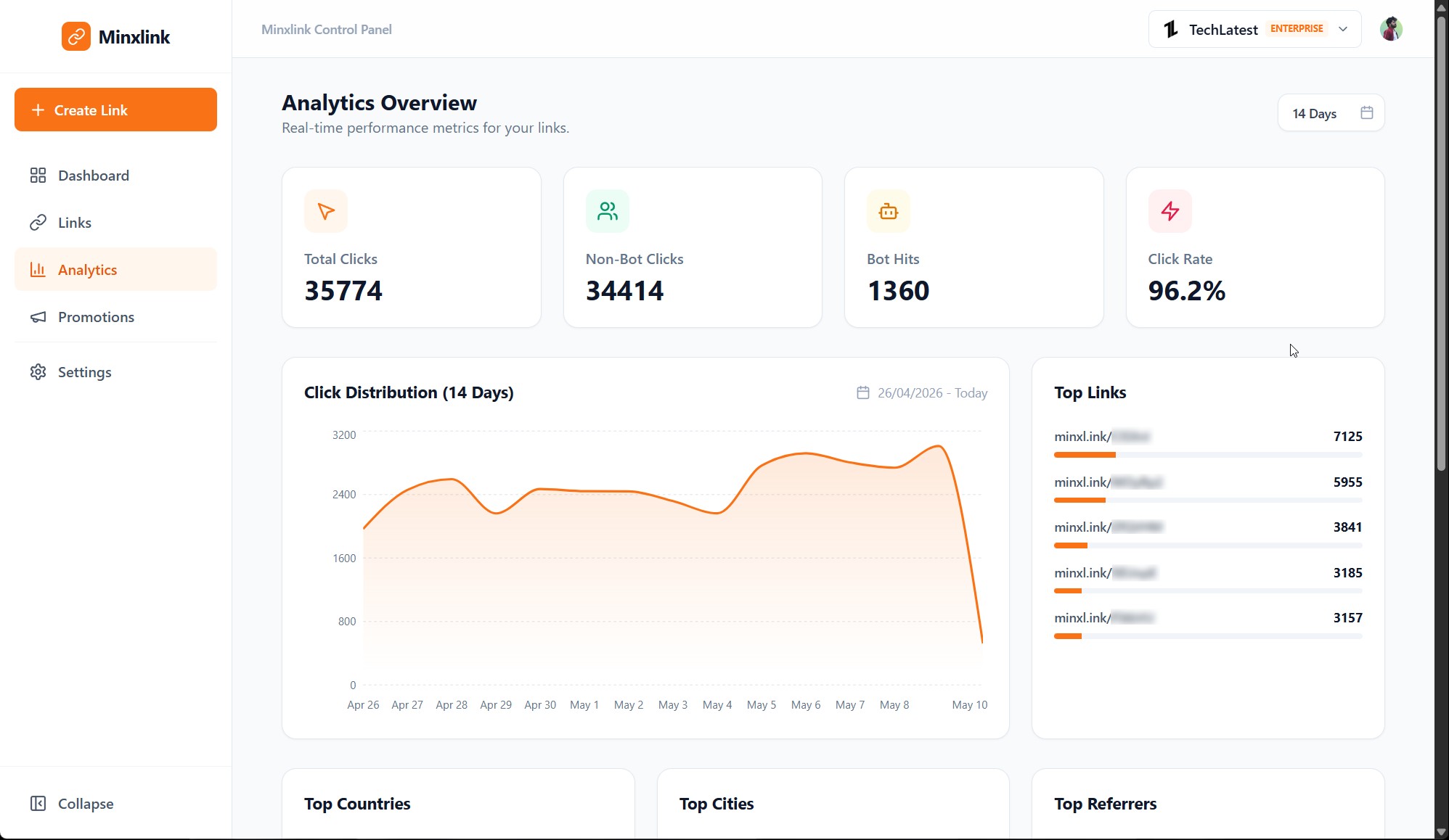 Minxlink screenshot