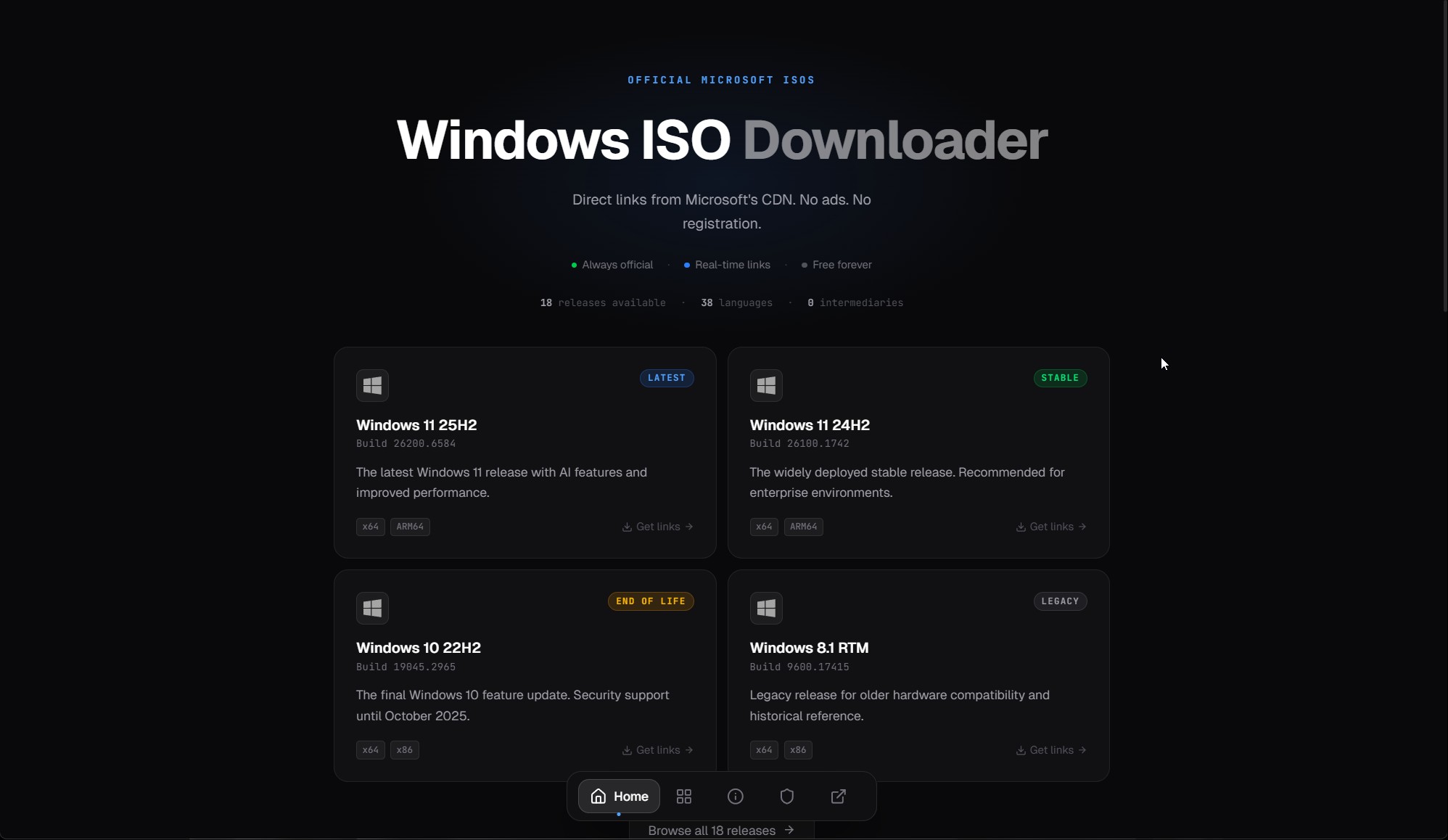 MSDL screenshot
